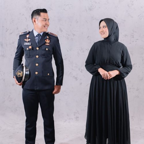 Bride and groom aristiana wahyu